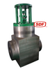 DN350 Butt-Weld Pressure Seal Gate Valve, ASTM A182 F92 Forged Alloy Steel