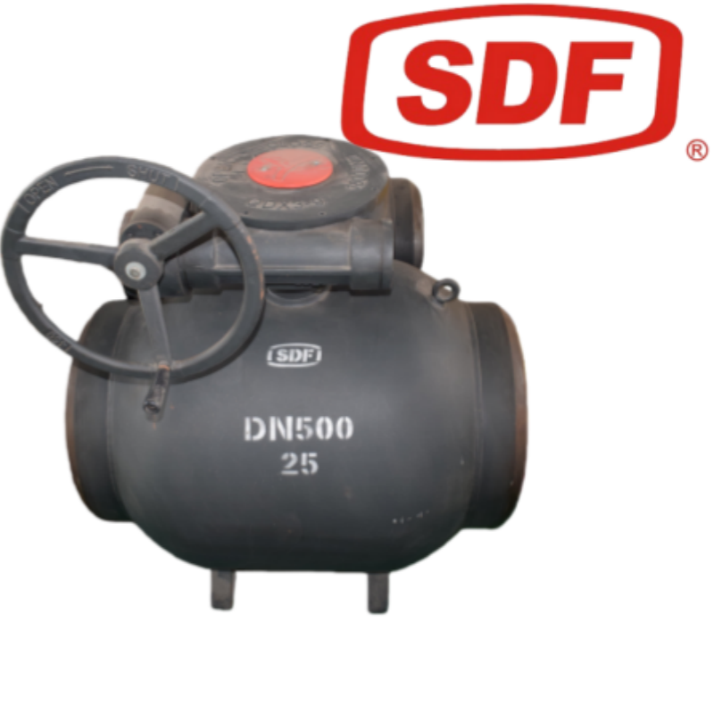 20 Inch DN500 PN25 Butt-Welded Body Ball Valve, Carbon Steel Fully Welded Ball Valve for District Heating and Gas Pipelines