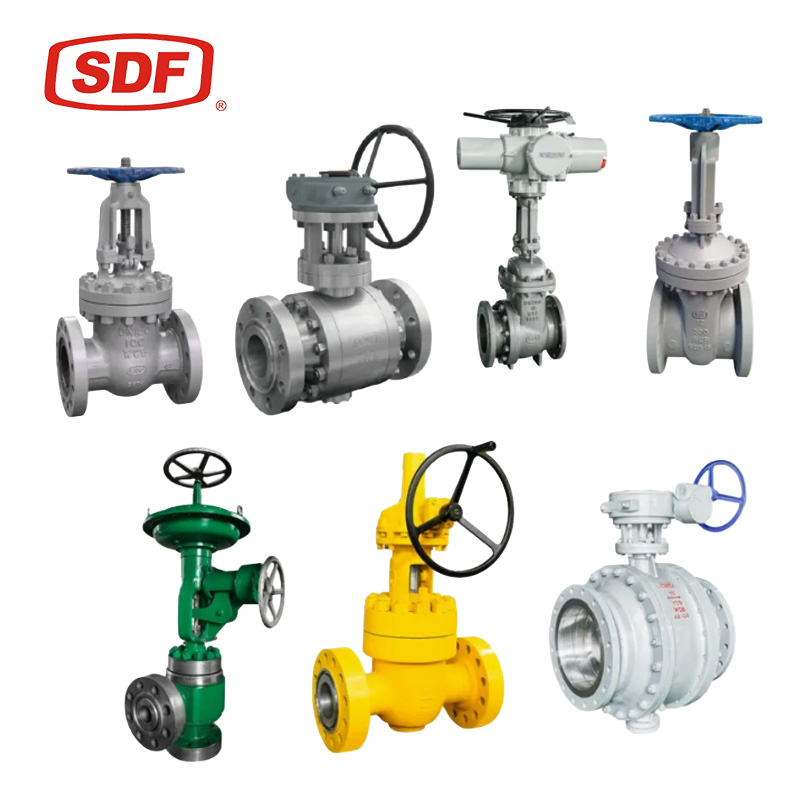 SDF Industrial Stainless Steel Valve Series, High-Pressure Gate/Globe/Check/Control Valve for Chemical and Acid Service