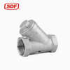 SDF Stainless Steel Y-Type Strainer Valve, Threaded And Flanged Pipeline Filter for Water And Oil Protection