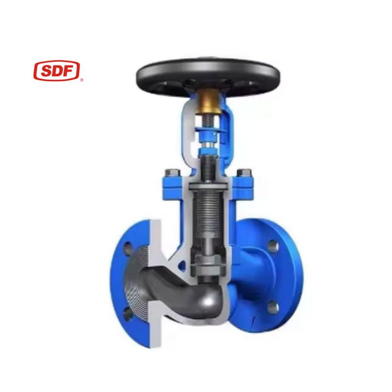 SDF Zero Leakage Bellow Seal Globe Valve 1 Year Warranty