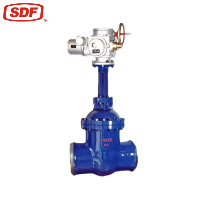 SDF High-Performance Forged Alloy Steel Gate Valve, Industrial Flanged WCB Cast Steel Gate Valve for Oil And Gas