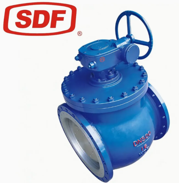 DN40 to DN1200 Flanged Eccentric Semi-Ball Valve, Carbon/Stainless Steel Half-Ball Valve for Wastewater, Oil, and Gas Utilities