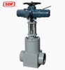 SDF Motorized Pressure Seal Gate Valve, Class 1500 Forged Steel Butt-Weld Electric Gate Valve