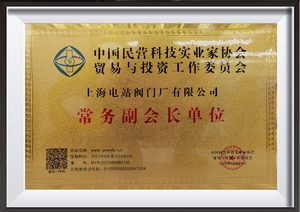Member Unit of the Valve Branch of the China General Machinery Industry Association