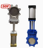 SDF Automated Knife Gate Valve, Pneumatic & Electric Flanged Lug Knife Gate Valve