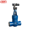 SDF High-Performance Forged Alloy Steel Gate Valve, Industrial Flanged WCB Cast Steel Gate Valve for Oil And Gas