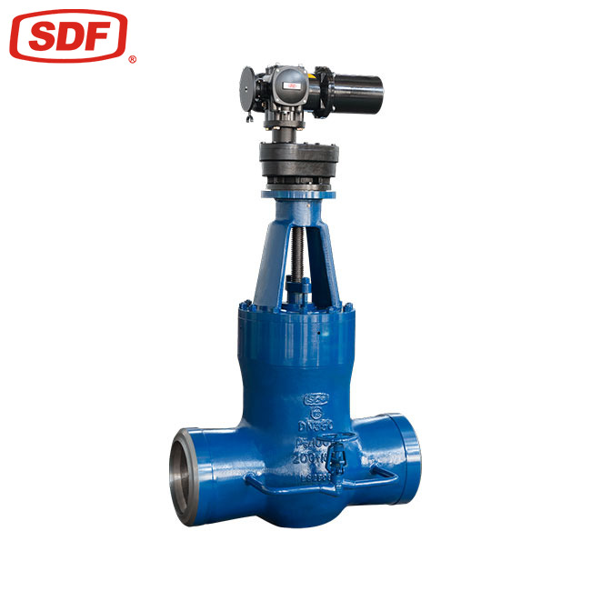 SDF High-Performance Forged Alloy Steel Gate Valve, Industrial Flanged WCB Cast Steel Gate Valve for Oil And Gas