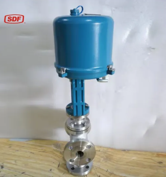 Reliable Electric Control Valve Designed for Industry Flange Use