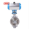 SDF Pneumatic Actuated Wafer Butterfly Valve, PTFE Lined Stainless Steel High-Performance Corrosion-Resistant Control Valve