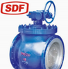 DN40 to DN1200 Flanged Eccentric Semi-Ball Valve, Carbon/Stainless Steel Half-Ball Valve for Wastewater, Oil, and Gas Utilities
