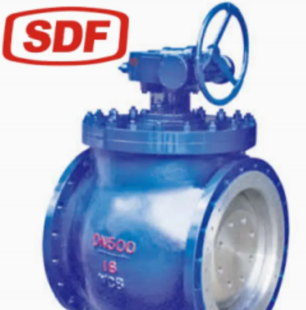 DN40 to DN1200 Flanged Eccentric Semi-Ball Valve, Carbon/Stainless Steel Half-Ball Valve for Wastewater, Oil, and Gas Utilities