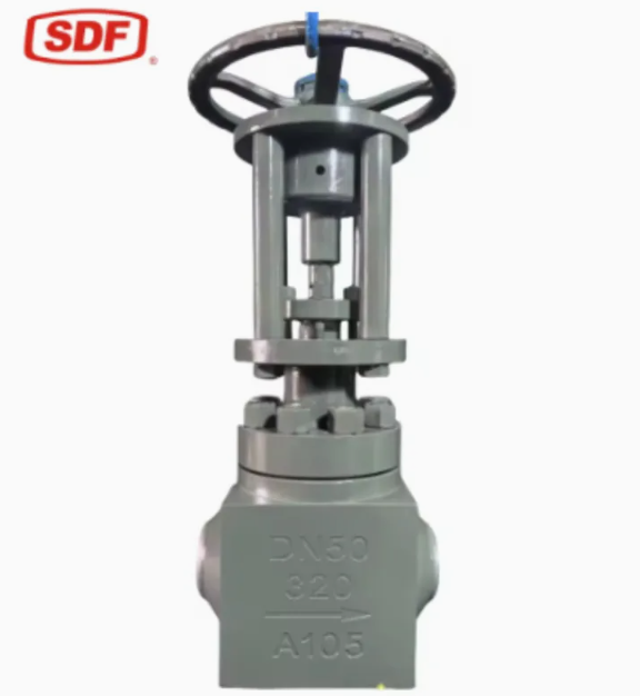 SDF Motorized Pressure Seal Gate Valve, Class 1500 Forged Steel Butt-Weld Electric Gate Valve