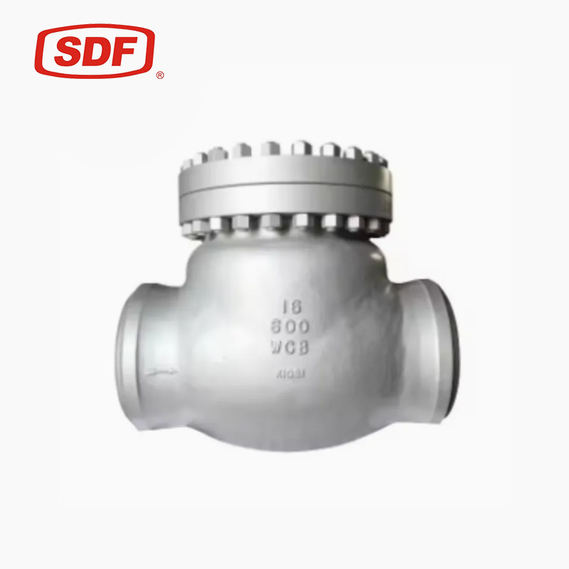 SDF High-Performance Carbon Steel Swing Check Valve, Flanged Non-Return Valve for High Temperature Steam and Oil