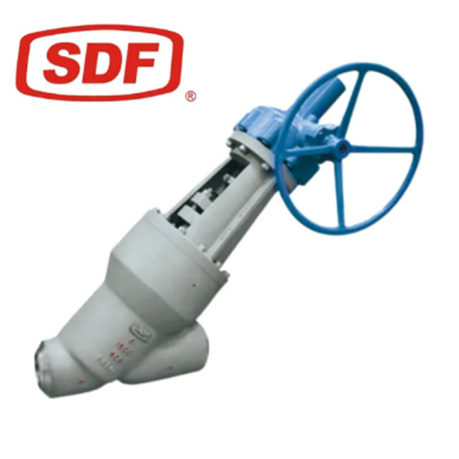 Heavy Duty Y Type Globe Valve with 1 Year Warranty