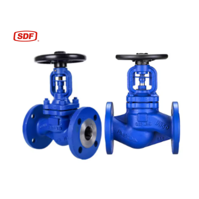 SDF Zero Leakage Bellow Seal Globe Valve 1 Year Warranty