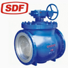 DN40 to DN1200 Flanged Eccentric Semi-Ball Valve, Carbon/Stainless Steel Half-Ball Valve for Wastewater, Oil, and Gas Utilities
