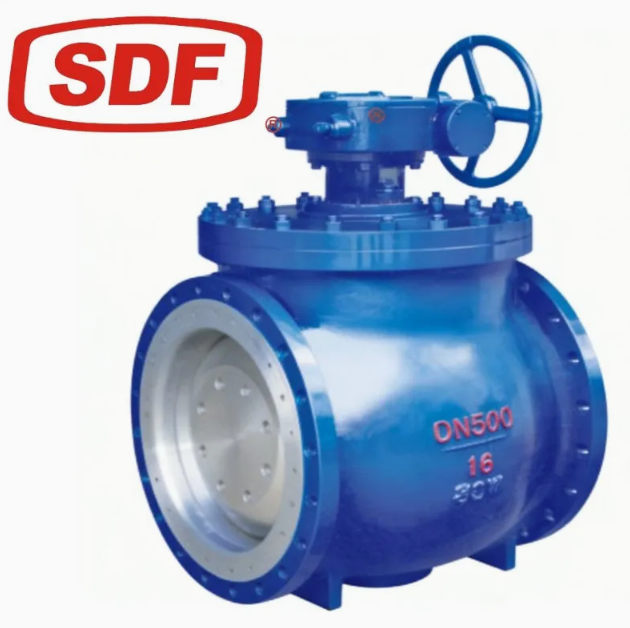 DN40 to DN1200 Flanged Eccentric Semi-Ball Valve, Carbon/Stainless Steel Half-Ball Valve for Wastewater, Oil, and Gas Utilities