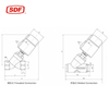 Industrial Angle Globe Valve Premium Grade